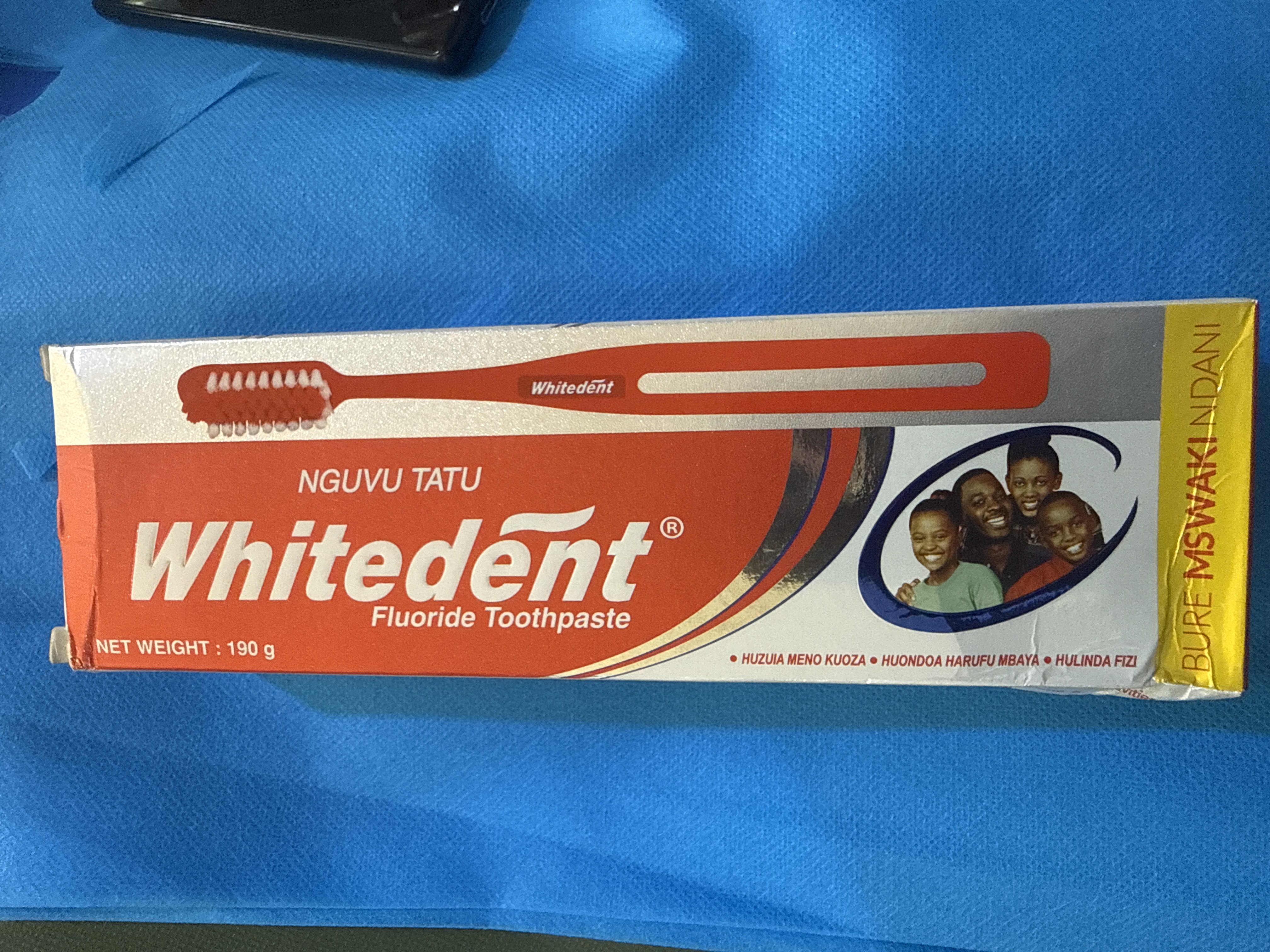 Whitest fluoride toothpaste-190g